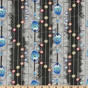  44 Wide Rock Star Hero Game Grey/Blue Fabric By The Yard 