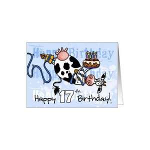  Bungee Cow Birthday   17 years old Card Toys & Games