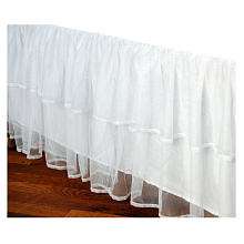 Tadpoles White Triple Layer Tulle Crib Skirt   Tadpoles   Babies R 