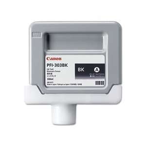  Canon PFI 303BK Black Ink Cartridge, Canon 2958B001AA 