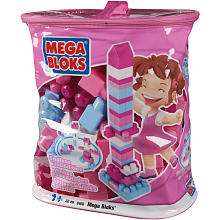 Mega Bloks Build n Create Bag   Pink & White (8466)   MEGA Brands 