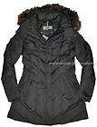 New Womens MARC NEW YORK Down COAT Quilted Hooded NEW Gray Steel Size 