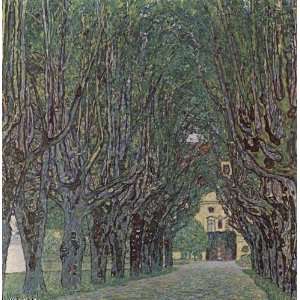   Klimt   32 x 32 inches   Avenue in Schloss Kammer Park
