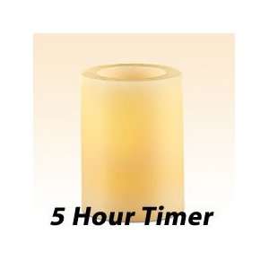  Flameless Golden Wheat 3 x 4 Wax Candle with Timer