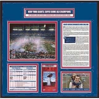  New York Giants Super Bowl XLII Ticket Frame   Stadium 