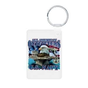 Aluminum Photo Keychain All American Outfitters US Navy Bald Eagle US 