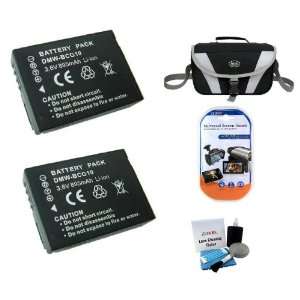 com Professional 2 Pack Battery Kit For Panasonic Lumix DMC ZS7, DMC 