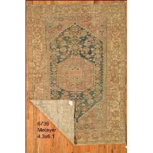   Hand Knotted Malayer Persian Rug   43x61 