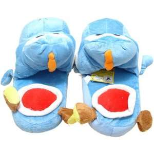  Super Mario Brothers Yoshi Blue Ver. Slippers Plush Toys 