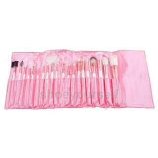 New 20 Pcs Professional Makeup Cosmetic Brush Set Kit Case Pink #002 