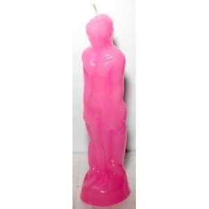  Pink Male Figure Candle 