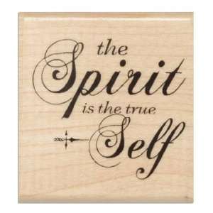  Hampton Art Wood Mounted Rubber Stamp True Self By The 
