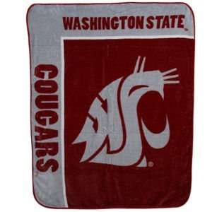 Washington State Cougars 50x60in Plush Throw Blanket 