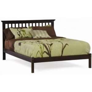   Studio Platform Bed with Open Footrail Antique  Home
