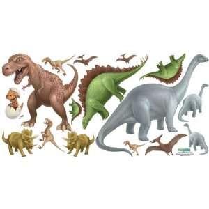  Dinosaur Wall Decals  Large Removable Peel & Stick Mural 