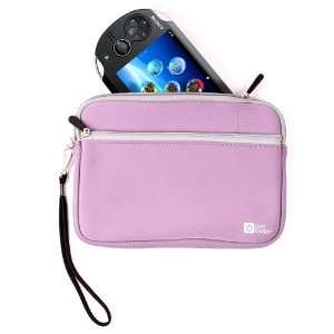   Pink Splash & Shock Resistant Zip Sleeve For PS Vita Electronics