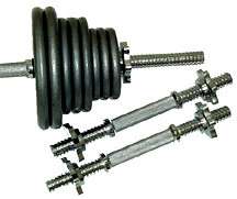 110 lb. Barbell Set by New York Barbells  