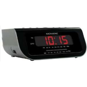  Magnasonic MM189K Electric Digital AM/FM Clock Radio