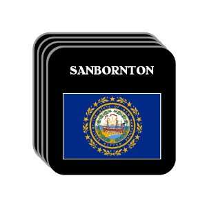 US State Flag   SANBORNTON, New Hampshire (NH) Set of 4 Mini Mousepad 