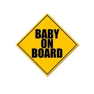    5 Baby On Board Car Rear Window Safety Decal 