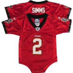 Chris Simms Red Reebok NFL Tampa Bay Buccaneers Infant Jersey  