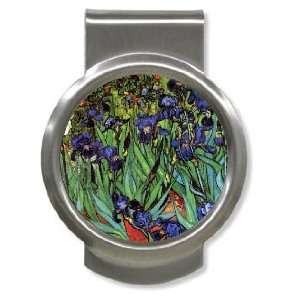  Irises By Vincent Van Gogh Money Clip