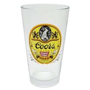  Coors Golden Export Lager Pint Glasses  Set of 4 Beer 
