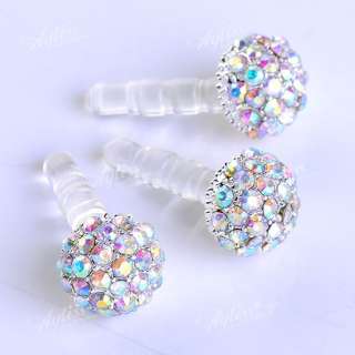 Size about 10x10x7 mm for the crystal ball,3.5mm for stopper 
