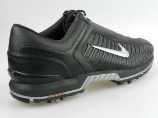 NIKE AIR ZOOM ELITE II Mens Black $156 Golf Shoes Size 10.5 W Wide 