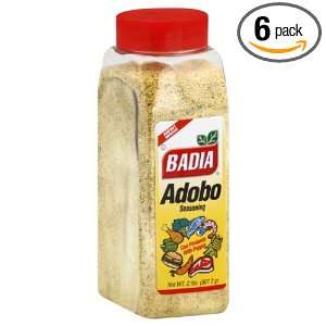 Badia Spices inc Adobo, with Pepper, 32 Ounce (Pack of 6)  
