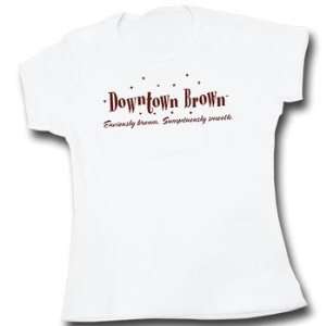  Synergy Downtown Brown Tee Med.