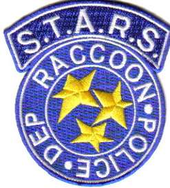 Resident Evil S.T.A.R.S. Raccoon Police Blue Logo Patch  