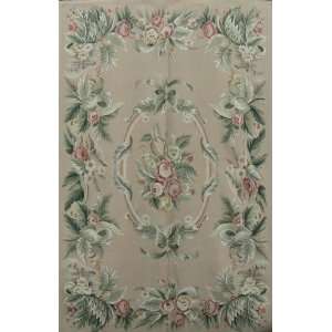   & Free Pad 5x8 Fine French Aubusson Weave Rug S70