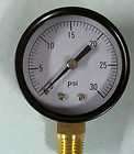 Propane 0 30 Regulator Metal Pressure Gauge, Pig Cooker, Forge, Smoker