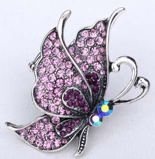  crystal butterfly stretchy ring 6 JEWELRY;buy 10 items 