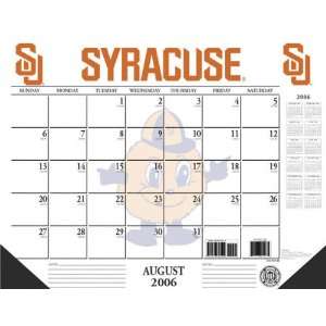  Syracuse Orange 22x17 Academic Desk Calendar 2006 07 