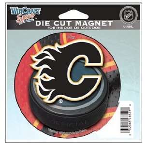  NHL Calgary Flames Set of 2 Indoor / Outdoor Magnets 