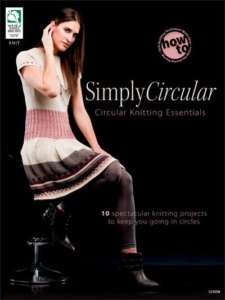 Simply Circular Knitting Patterns Book Knit Sweater NEW  
