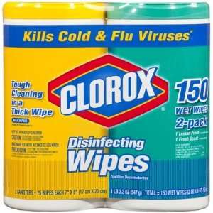  Clorox Disinfecting Wipes Value Pack 150 ct, 2pk (Pack of 