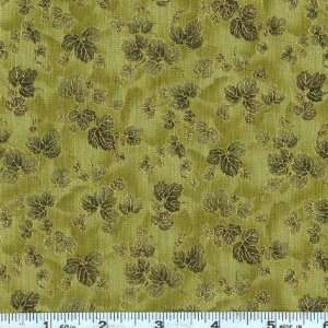  44 Wide Imperial Fusions Tea Leaves Forest Fabric By The 