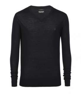 Code Merino V neck Pullover, Men, Sweaters, AllSaints Spitalfields