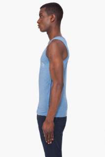 Diesel Blue Umtk Zac Tank Top for men  