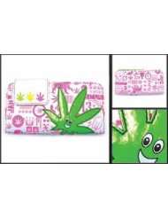   Girls Hinge Wallet   Weed Pot Ganja Marijuana Leaf Smiling Logo Clutch