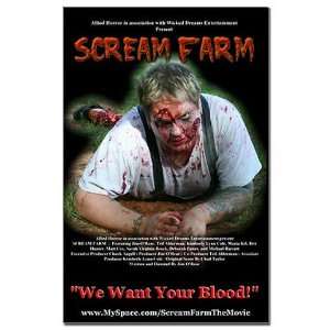 SCREAM FARM Mini Poster Print by  Patio, Lawn & Garden