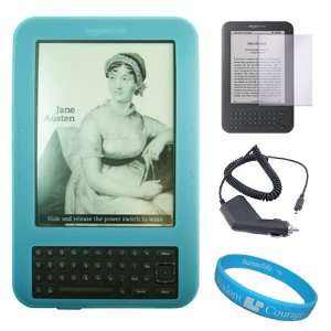  Premium Durable Silicone Skin Cover for  Kindle 3 