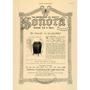  1916 Ad Sonora Phonograph Corporation George Brightson 