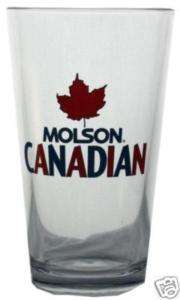 MOLSON Canadian Shaker Pint Glass beer brewery  