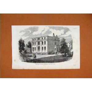  Harley House New Road Residence Queen Oude 1856 Print 