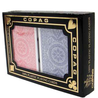 COPAG Plastic Playing Cards 4 Color Index Poker Size  
