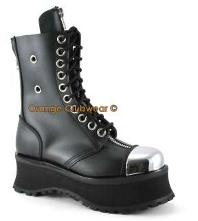 DEMONIA Pole Climber 10 Gothic Punk Womens Boots Shoes 885487010175 
